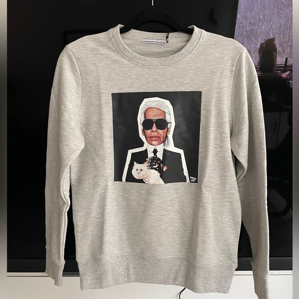 COPY - Adrianna Kinal for Proof of Concept Karl Lagerfeld sweatshirt